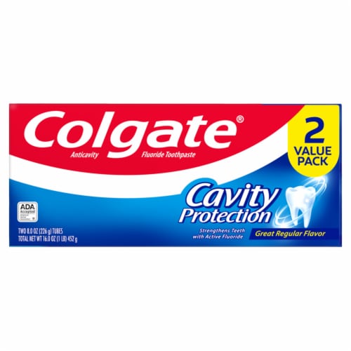 Colgate Cavity Protection Toothpaste with Fluoride in Great Regular Flavor - Colgate Cavity Protection Toothpaste with Fluoride in Great Regular Flavor