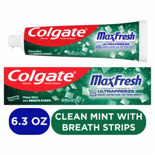 Colgate MaxFresh Clean Mint Toothpaste - Colgate MaxFresh Clean Mint Toothpaste