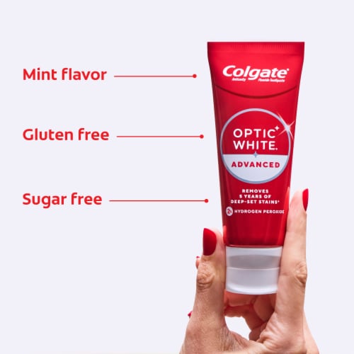 Colgate Optic White Toothpaste Sparkling White - Colgate Optic White Toothpaste Sparkling White