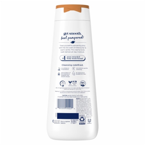 Dove Body Wash Pamper Shea Butter & Vanilla Moisturizing Skin Cleanser with No Sulfates No Parabens - Dove Body Wash Pamper Shea Butter & Vanilla Moisturizing Skin Cleanser with No Sulfates No Parabens