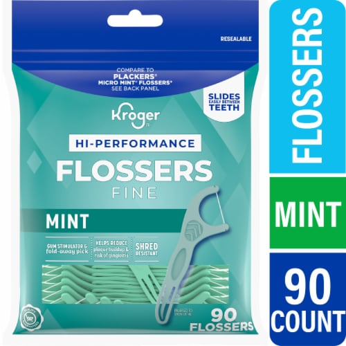 Kroger® Hi-Performance Flossers Mint - Kroger® Hi-Performance Flossers Mint