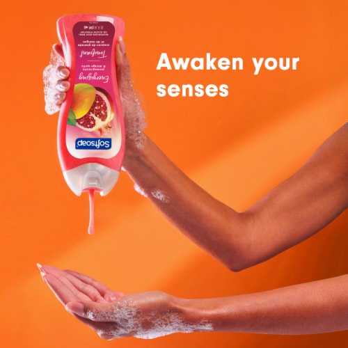 Softsoap Body Wash Moisturizing Juicy Pomegranate & Mango Scent - Moisturizing Juicy Pomegranate & Mango