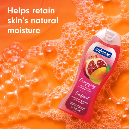 Softsoap Body Wash Moisturizing Juicy Pomegranate & Mango Scent - Moisturizing Juicy Pomegranate & Mango