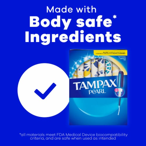 Tampax Pearl Duo Regular/Super Absorbency Tampons - Tampax Pearl Duo Regular/Super Absorbency Tampons