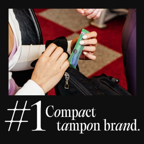 U by Kotex Click Compact Tampons Regular/Super Absorbency Fragrance-Free - U by Kotex Click Compact Tampons Regular/Super Absorbency Fragrance-Free