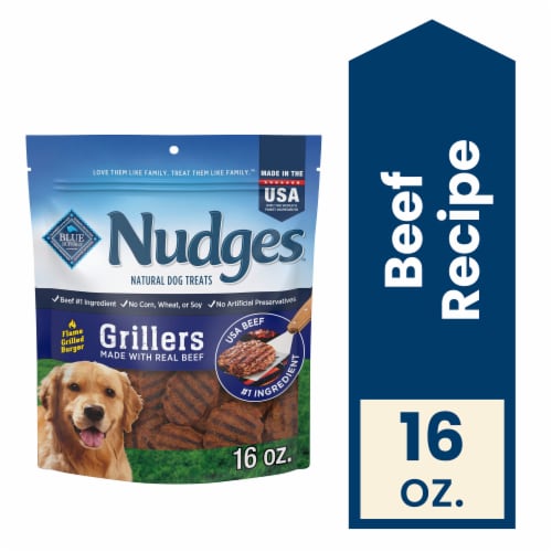 Blue Buffalo Nudges Grillers Natural Dog Treats Beef - Blue Buffalo Nudges Grillers Natural Dog Treats Beef