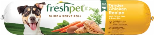 Freshpet Healthy & Natural Dog Food, Fresh Chicken Roll - 1 lb