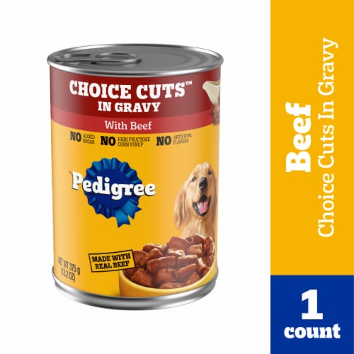 Pedigree Choice Cuts in Gravy Adult Canned Soft Wet Dog Food Beef - Pedigree Choice Cuts in Gravy Adult Canned Soft Wet Dog Food Beef