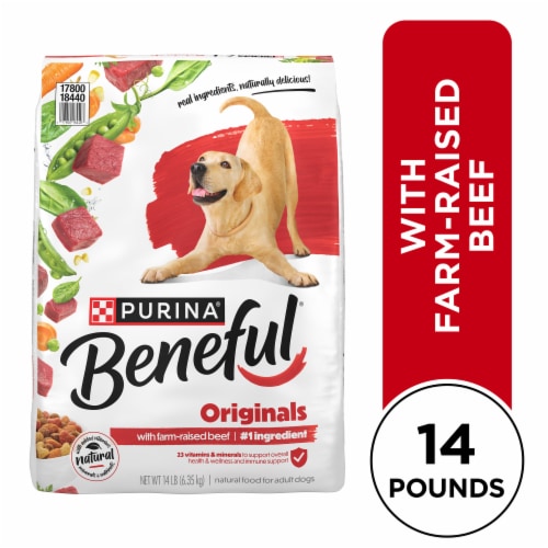 Purina Beneful Originals Natural Dry Dog Food With Farm-Raised Beef - Purina Beneful Originals Natural Dry Dog Food With Farm-Raised Beef