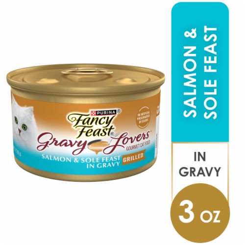 Purina Fancy Feast Wet Cat Food Gravy Lovers Salmon and Sole Feast Gourmet in Gravy - Purina Fancy Feast Wet Cat Food Gravy Lovers Salmon and Sole Feast Gourmet in Gravy