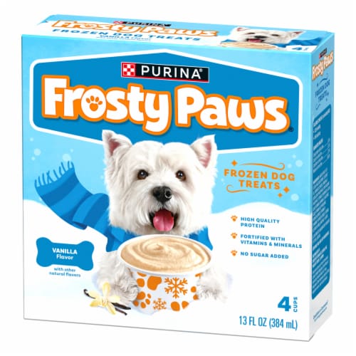 Purina Frosty Paws Vanilla Flavor With Other Natural Flavors Frozen Dog Treats, 4 Ct - Purina Frosty Paws Vanilla Flavor With Other Natural Flavors Frozen Dog Treats, 4 Ct