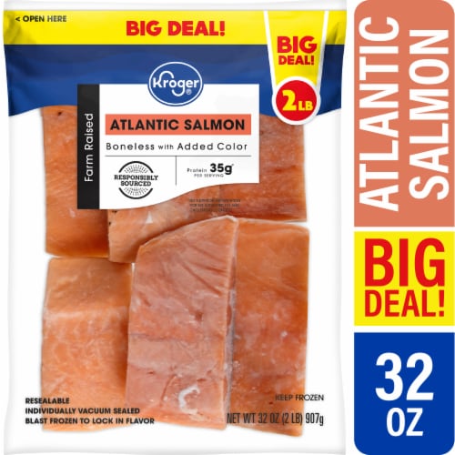 Kroger® Wild Caught Pink Salmon Fillets Frozen BIG DEAL! - Atlantic Salmon