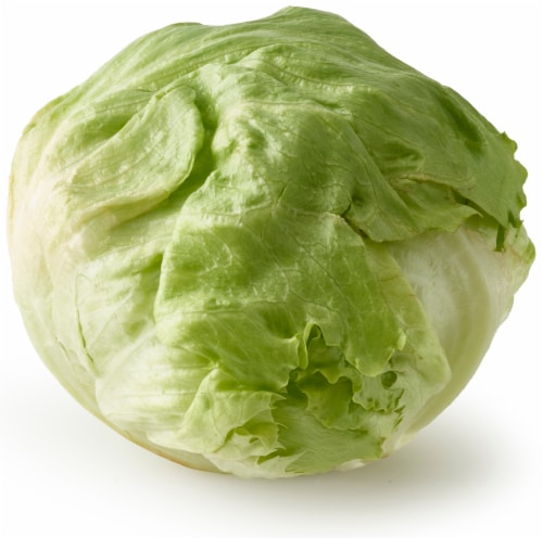 Wrapped Iceberg Lettuce, front